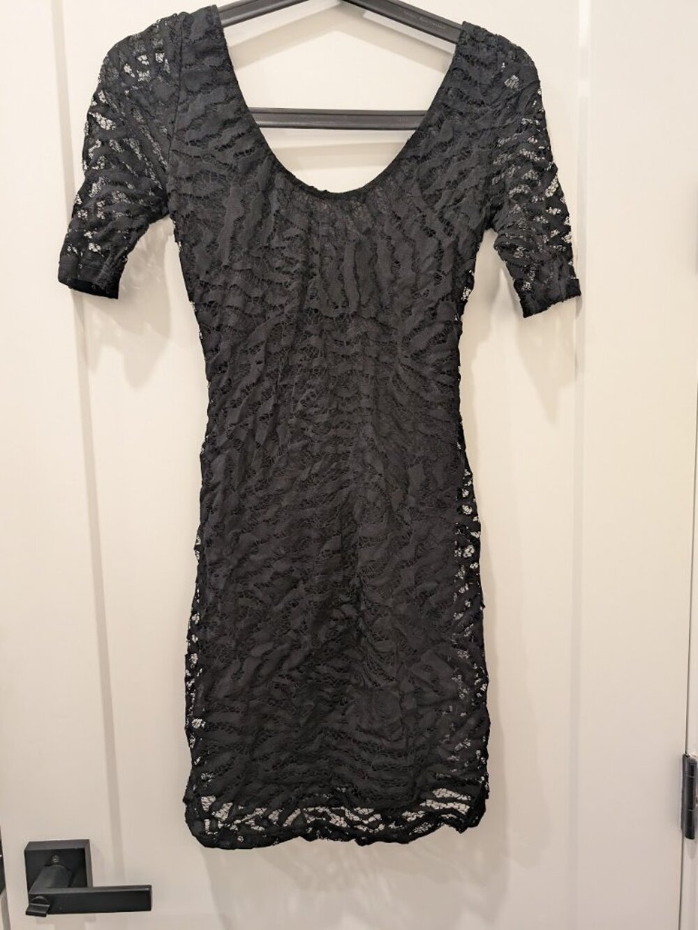 NWT Backstage Shani Mini Dress Lace Black Size S